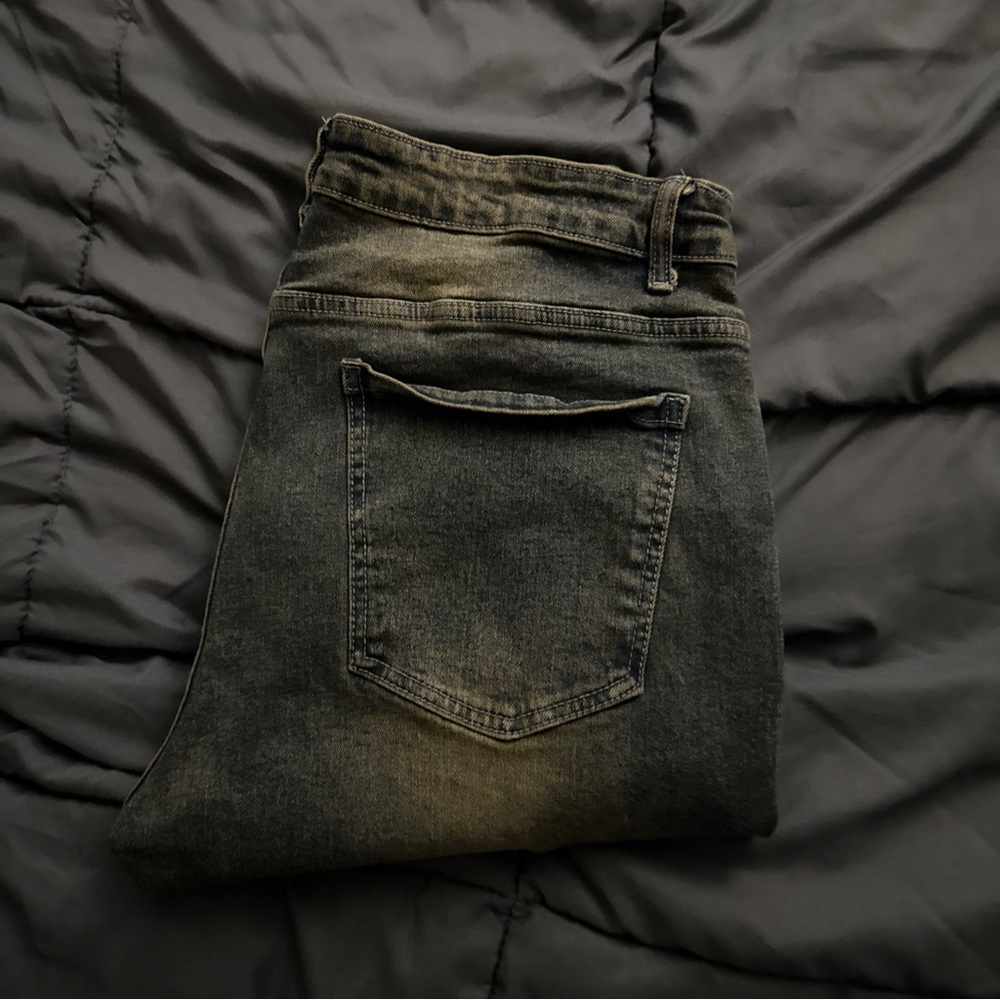 Amazon Blue and Brown Classic Denim Jeans
